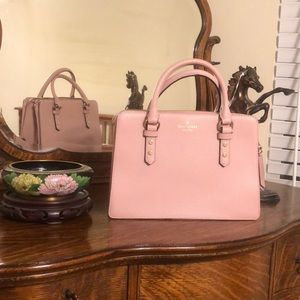 Kate Spade Mulberry Street Lise satchel pink leather